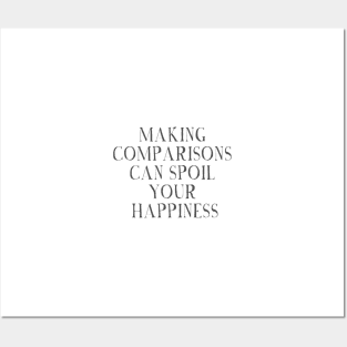 happiness quote Posters and Art